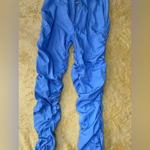 Blue crop top and pants